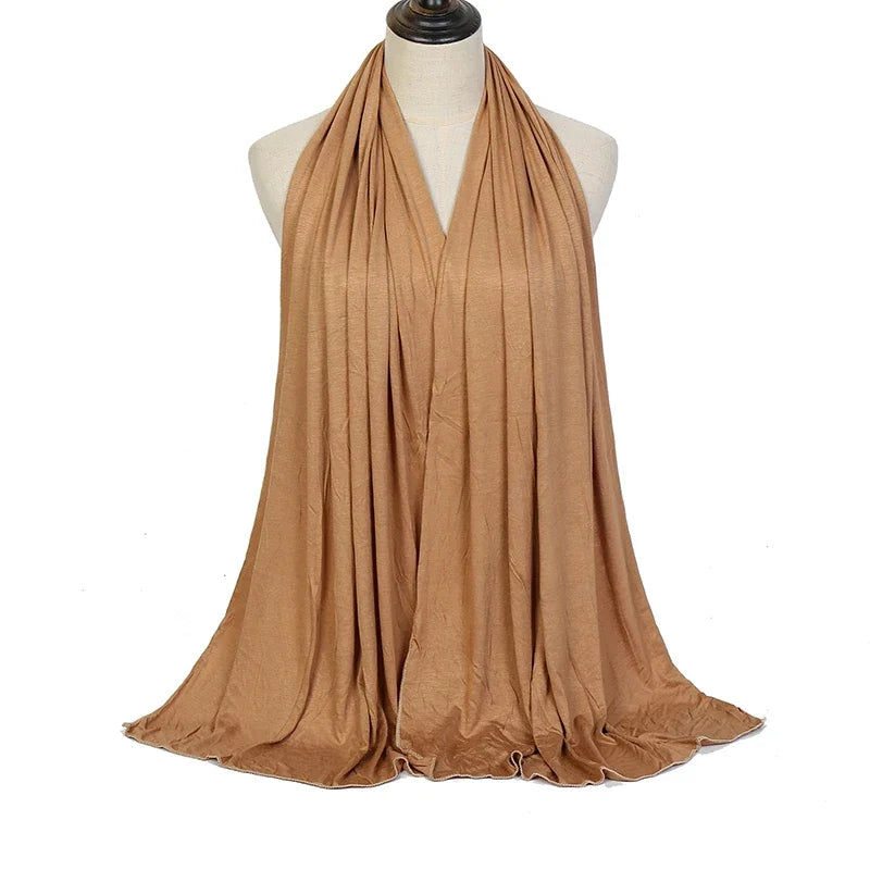 Tudung Tudung PolyesterJersey Untuk Muslimah Selendang Selendang Mudah Melar Tudung Modal Tudung Tudung Tudung Wanita Afrika Serban
