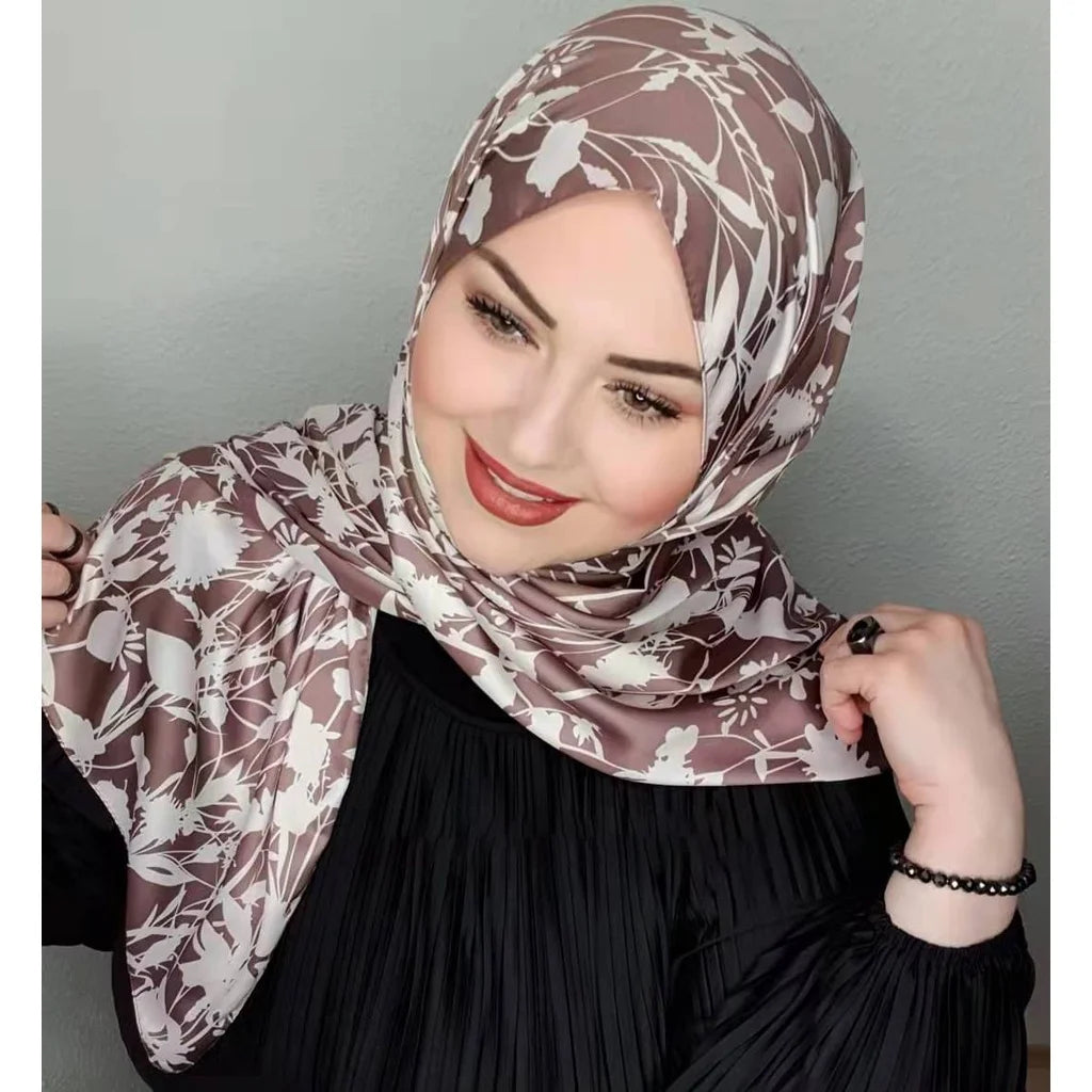 Abaya Busana Sutera Hitam Muslim Abaya Hijab Jersi Selendang Abaya Pakaian untuk Wanita Serban Ndercap Segera Hijab Modal Islam Bungkus Kepala