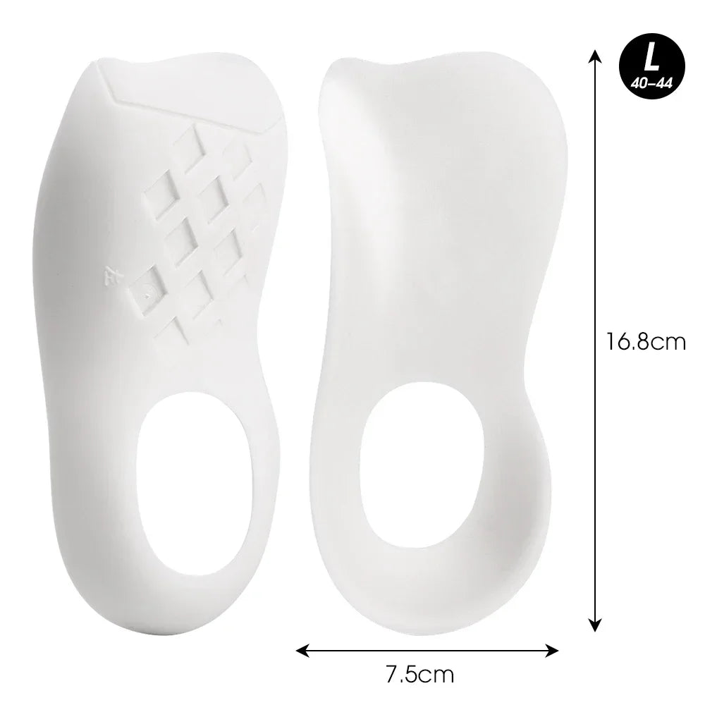 Orthotic Insoles for Plantar Fasciitis Pain Relief Therapy Flat Feet Arch Support Insoles for Shoes Women Men XO-Legs Corrector