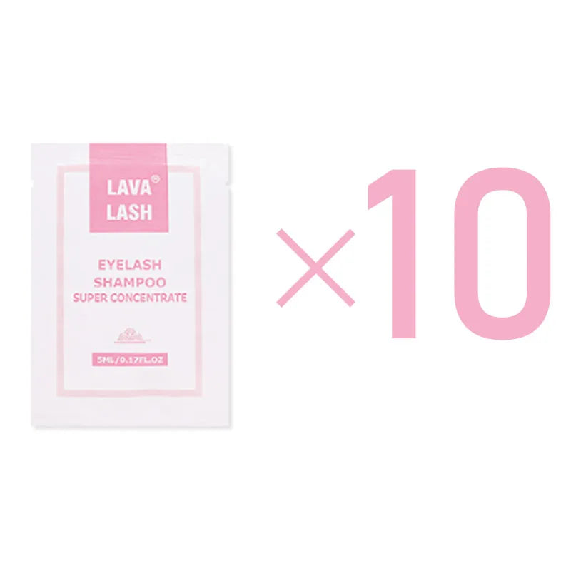 LAVA LASH Eyelash Shampoo 5ml Concentrate Foam Cleaner Individual Eyelash Extension Cleanser Eyelashes Detergent Mousse