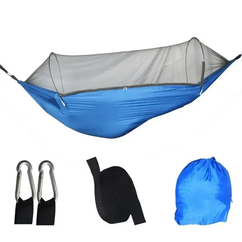Mosquito Net Hammock Outdoor Hammock Tent Camping Automatic Quick Unfolding Sleeping Tent Portable Mosquito Prevention Hammocks