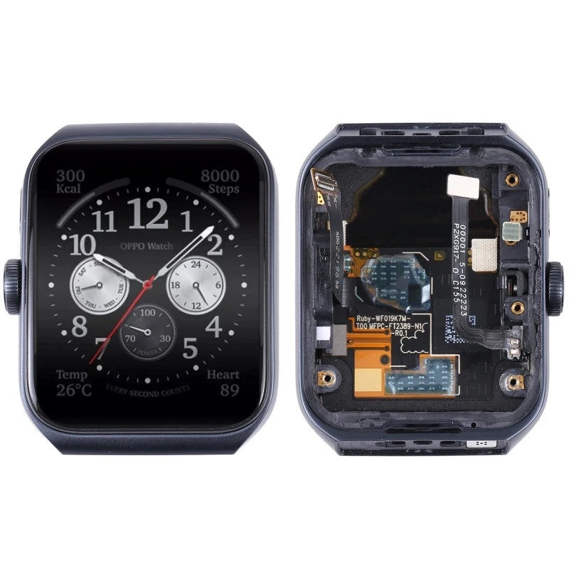 Skrin LCD 1.91'' asal untuk OPPO Watch 3 Pro Smartwatch LTPO AMOLED Display dan Digitizer Full Assembly Repair Alat Ganti