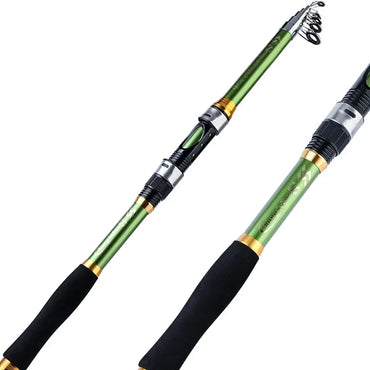 Sougayilang 1.8-3.3M Pancing Teleskopik Baharu Pancing Ultralight Carp Fishing Rod Feeder Rod Tiang Berputar Alat Memancing