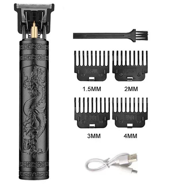 Vintage T9 Hair Trimmer for men Professional Hair Cutting Machine Cordless Beard Trimmer for Home Travel Cordless Hair Clipper