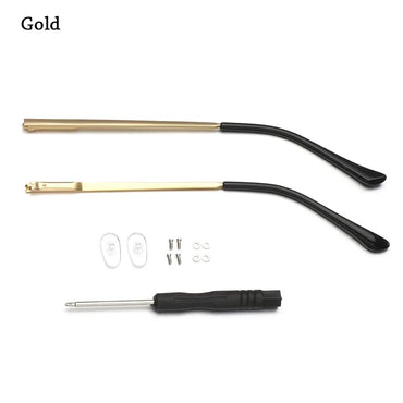 1 Pair Metal Eyeglasses Temple Arm Eyeglasses Replacement Metal Leg Repair Eyewear Accessories Eyeglasses Frames Accessories