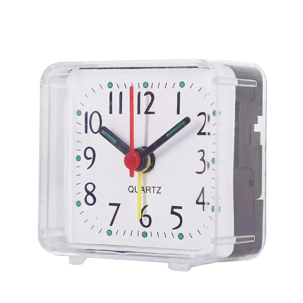 Jam Meja Jam Penggera Persegi Jam digital Jam penggera kecil Jam Perjalanan Katil Elektronik Jam desktop kuarza Penggera Meja