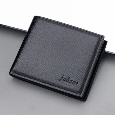 Trend Men's Short Style Wallets High Quality Fashion Credit Card Holder Male Cross Purse Coin Keeper Zipper Wallets NEW