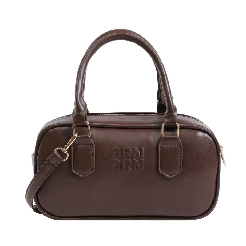 Beg Bahu Kulit Wanita Serbaguna PU Crossbody Beg Kasual Satchel Sling Bag Pemegang Atas Beg Pembeli Beg