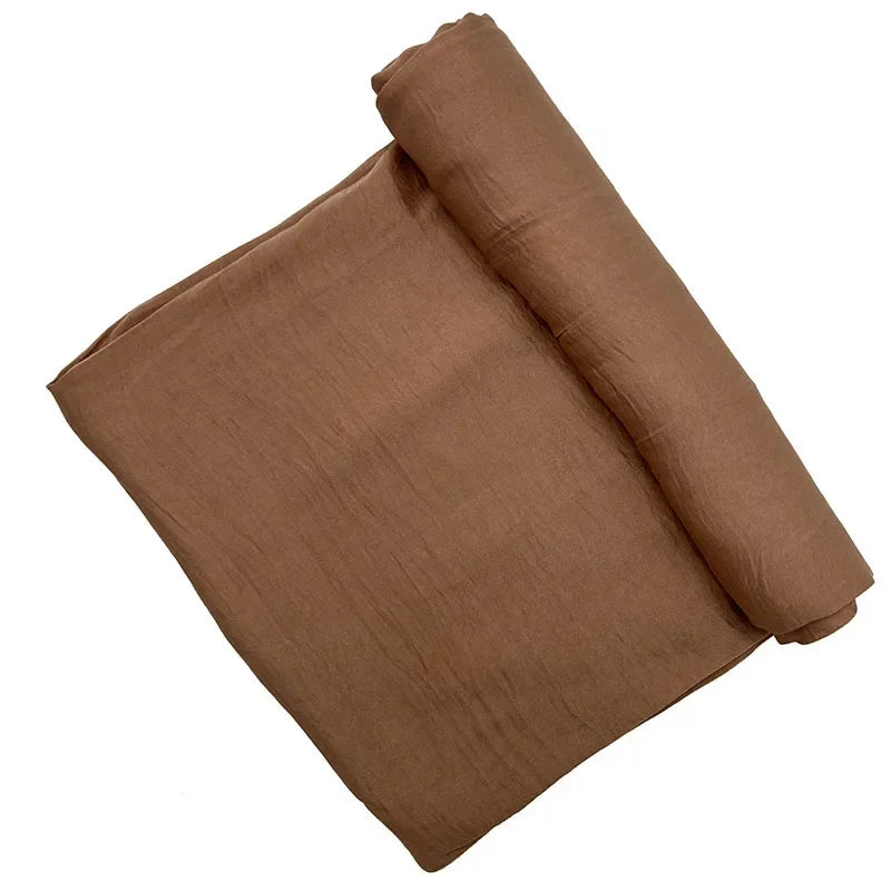 Tudung Chiffon Satin Baldu Wanita Selendang Polos Lembut Mewah Tudung Muslim Premium Tudung Serban Balut Selendang Foulard Femme