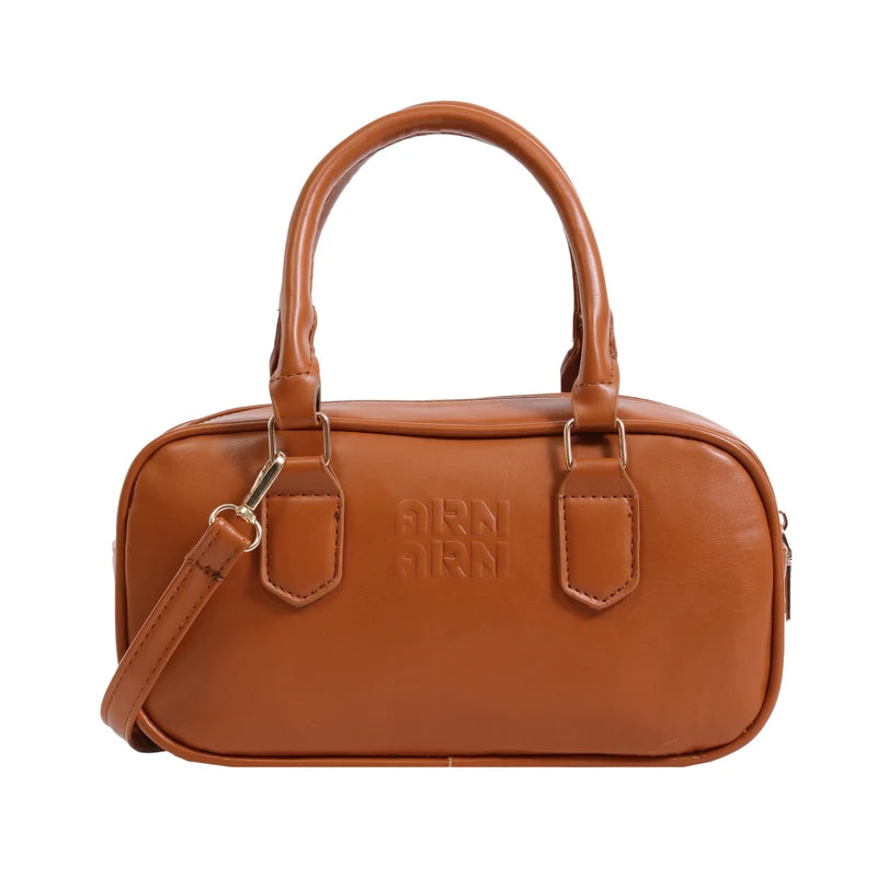 Beg Bahu Kulit Wanita Serbaguna PU Crossbody Beg Kasual Satchel Sling Bag Pemegang Atas Beg Pembeli Beg