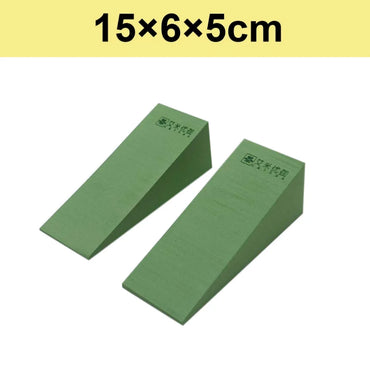 1/2 件瑜伽楔形块轻质瑜伽楔形伸展斜板手腕下背部支撑适用于健身房健身运动