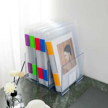 Transparent Thicken A4 File Box Plastic Office Document Sorting Storage Box Buckle Design Book File Archive Seal Boxes Organizer