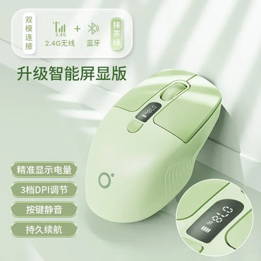 EWEADN MK68 Papan Kekunci Mekanikal 3-Mod Bluetooth Mini Redam 68kekunci PBT Kap Kekunci Pejabat Papan Kekunci Permainan Set Tetikus Hadiah PC