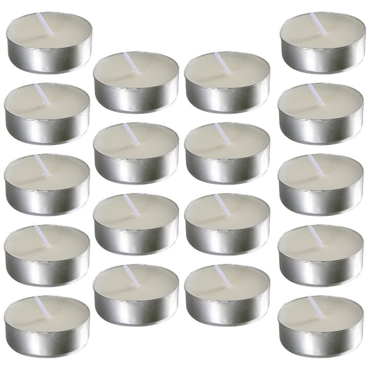 Lilin Wangi Kreatif Tanpa Asap Lilin Bulat Wangi Hiasan Bilik Tidur Kecil Tea Light Lilin Perkahwinan White Tea Light