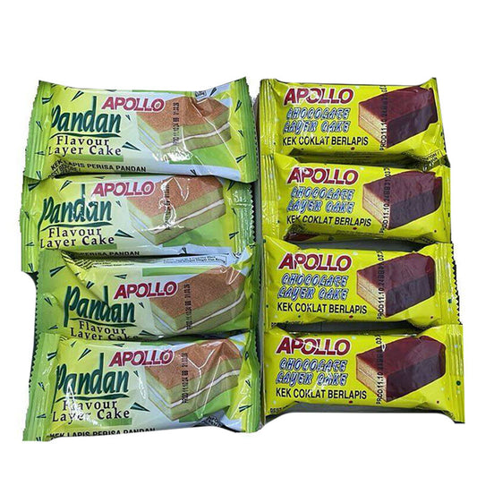 8'S X 16G / 18G APOLLO CHOCOLATE / PANDAN LAYER CAKE