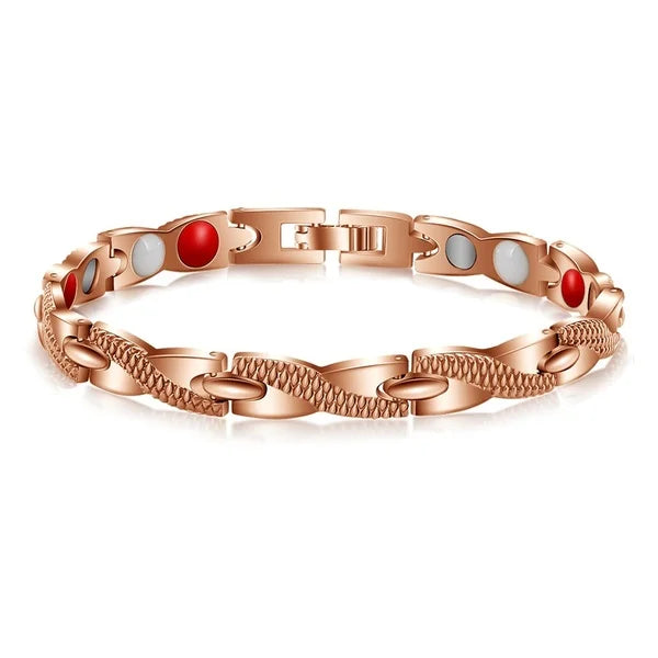 New Dragon Pattern Twisted Healthy Magnetic Magnet Bracelet for Women Power Therapy Magnets Bracelets Bangles for Women Men