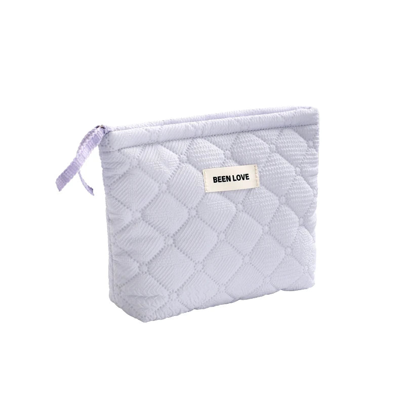 Beg Solek Wanita Quilting Beg Solek Wanita Zip Mudah Alih Penyusun Perjalanan Kosmetik Beg Tangan Wanita Beg Peralatan Mandi untuk Kanak-kanak Perempuan