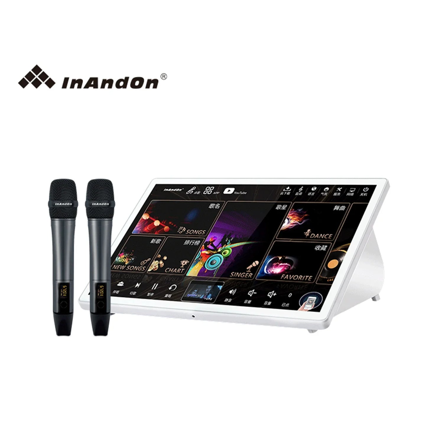 Sistem Karaoke Tahan Lama 2024 4T Premium 15.6 5in1 Reka Bentuk Baharu Telefon Mudah Alih Lagu Pilihan Pemain Karaoke Mesin Karaoke