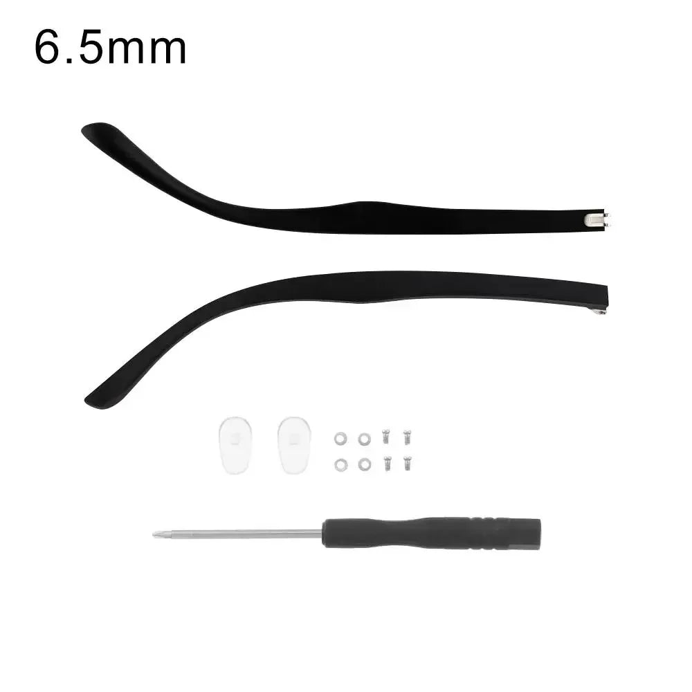 1 Pair Eyeglasses Temple Arm Flat Teeth TR90 Anti-Slip Eyeglasses Replacement Leg Eyewear Frames Accessories Glasses Repair Tool