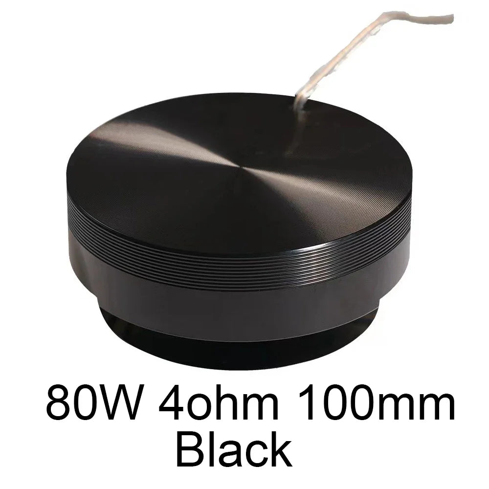 Pembesar Suara Getaran Resonans 80/50/40W Julat Penuh Pembesar Suara Audio Mudah Alih 100/75/65MM Pemacu Goncang Bass Woofer Anti-jiran