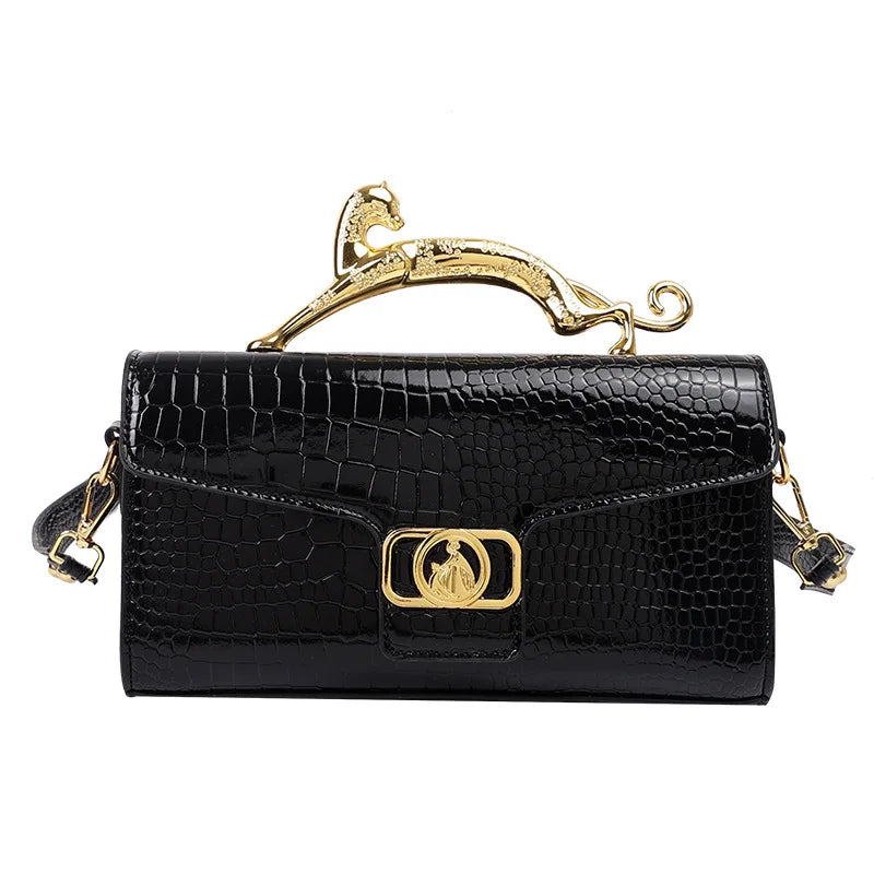 Beg Tangan Wanita Beg Baharu untuk Wanita Pemegang Logam Kulit Pereka Jenama Terkenal Beg Bahu Trend Fesyen Crossbody