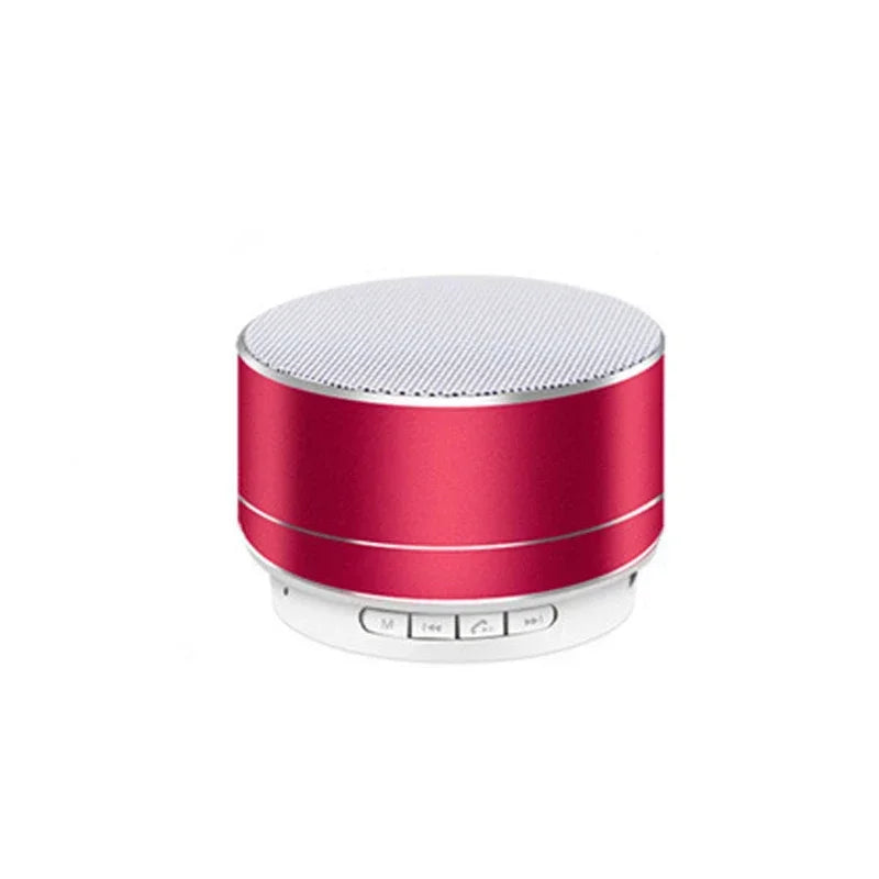 Pembesar Suara Bluetooth Wayarles A10 Subwufer Meriam Keluli Kecil Mudah Alih Kad Hadiah Mini Bluetooth Audio PC Komputer Riba Pembesar Suara di Luar
