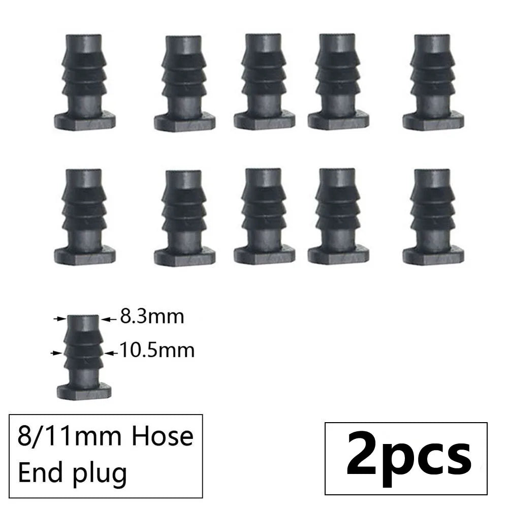 3/8" 8mm Penyambung Hos Taman 8/11 Hingga 4/7 3/5mm Pengurangan Hos Pemisah Air Tee Siku Hujung Palam Titisan Sistem Pengairan