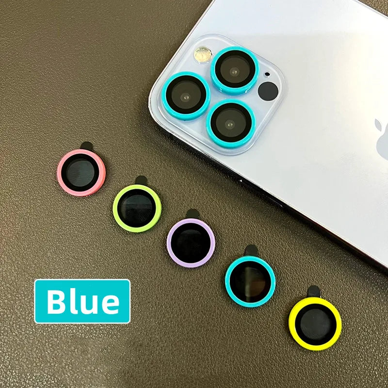 Pelindung Kanta Bercahaya Untuk iPhone 16 Pro Max 14 15 15 Pro Max Ceramic Camera Lens Pelindung Kaca Pada iPhone 16 Pro 14 pro max