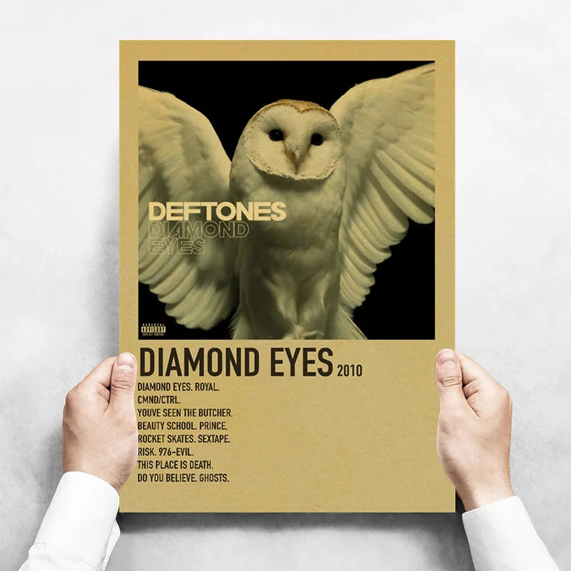 Mitski Drake Deftones Band Girl Lovers Poster Album Muzik EstetikRapper Kanvas Lukisan Poster Hiasan Dinding Bilik untuk Dinding