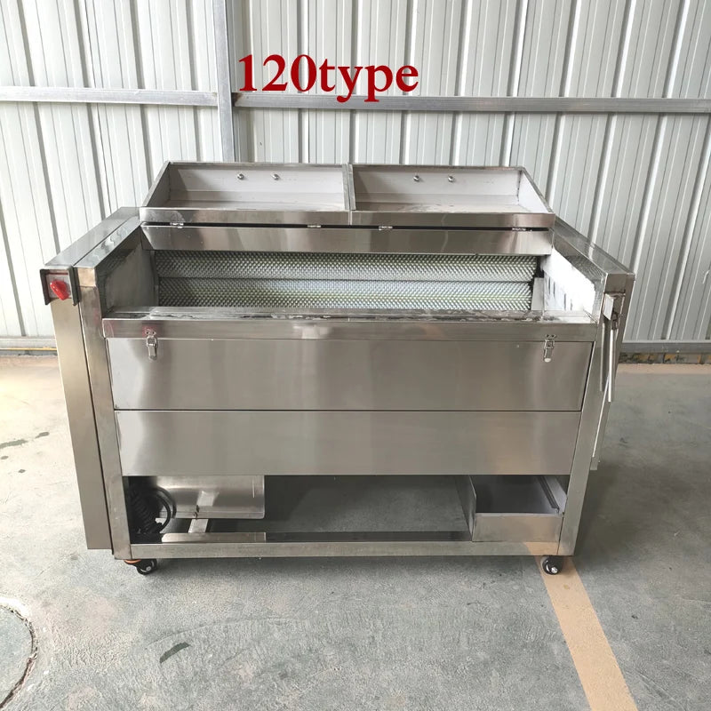 Vegetable Cassava Potato Carrot Ginger Cleaning Washing Peeling Machine