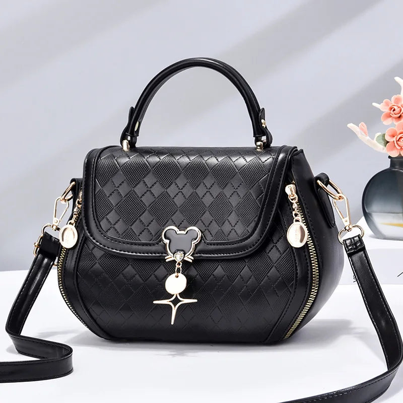 Beg tangan tote wanita untuk beg bahu wanita kantung pereka mewah femme utama Beg wanita kulit tulen Beg Baldi Bow
