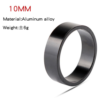 Garpu Basikal SMLLOW 5/10mm Pencuci Penalaan Halus Aloi Aluminium 6 keping Pencuci Basikal Pengatur Jarak Batang Set Kepala Basikal Menaikkan Bahagian Hendal