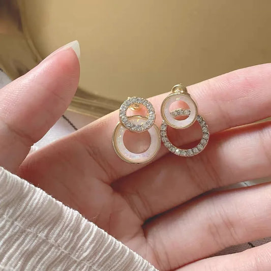 Anting-anting Stud Bunga Vintaj Bergaya Hypoallergenic Keluli Tahan Karat Bersalut Emas Vintaj Premium untuk Hadiah Pesta Perkahwinan Wanita