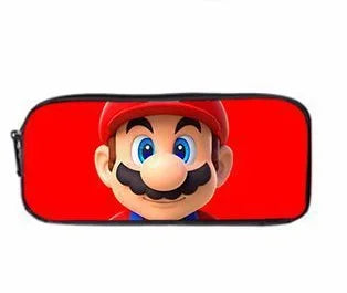 Three-piece Set of Cartoon Game Characters Mario Blue Hedgehog Backpack Student Bag Shoulder Bag Pencil Bag Backpack Women