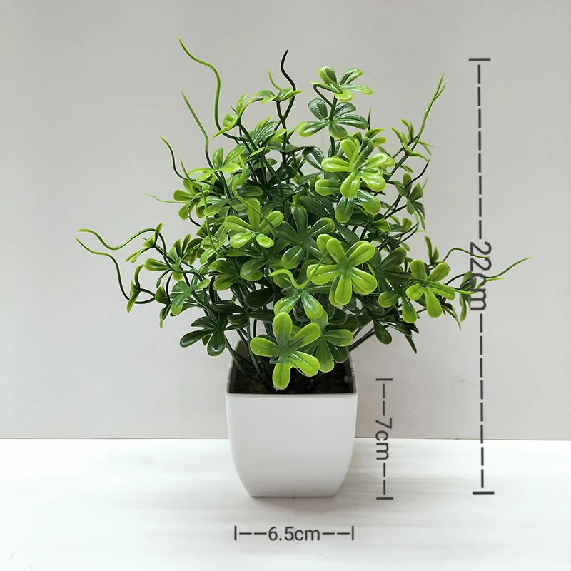 Artificial Potted Plant Bonsai Orange Pomegranate Fruit Tree With Pot Plastic Garden Fake Plant Decoration Home Decoration