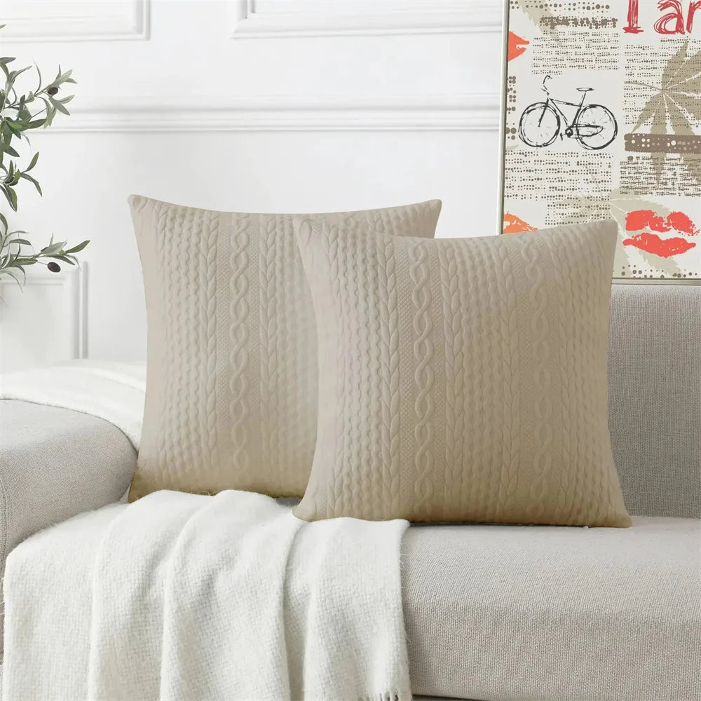 Olanly Decor Sarung Kusyen 40x40 Sarung Bantal Lembut Cetak Sarung Bantal Rumah Sarung Bantal Mewah 50x50sm Untuk Katil Sofa Ruang Tamu