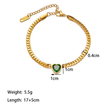 Peri'sbox Stainless Steel Solid Gold Pvd Plated Chunky Thick Chain Hollow Heart Choker Necklace for Women Street Fashion Jewelry