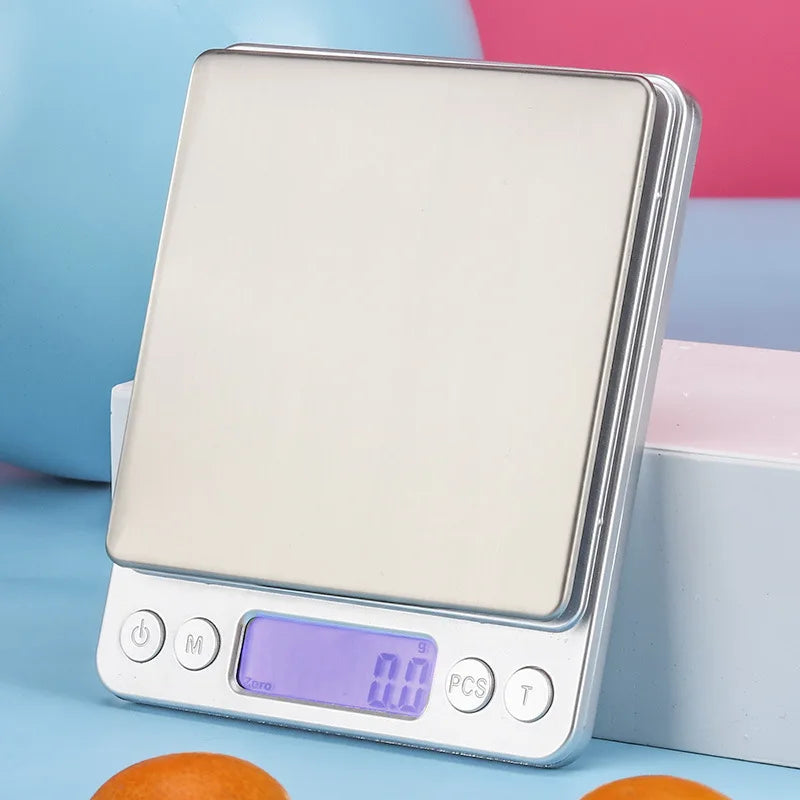 Digital Kitchen Scale 3000g/ 0.1g Small Jewelry Scale Food Scales Digital Weight Gram and Oz Digital Gram Scale with LCD/ Tare