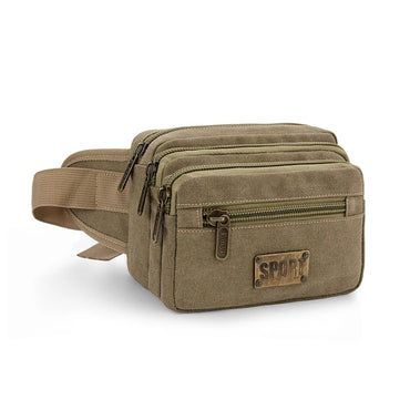 Beg Pinggang Berkapasiti Besar Poket Telefon Bimbit Beg Juruwang Beg Bahu Fesyen Beg Selempang Bernafas Beg Larian Luar