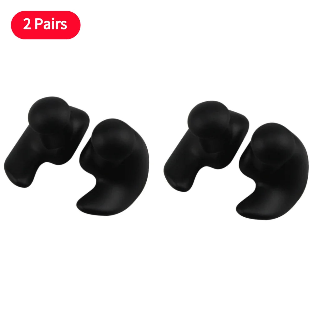 1/2 Pairs Earplugs Silicone Swimming Waterproof Ear Plugs Diving Surf Water Sport Swim Anti Noise Earplugs Swimming Accessories
