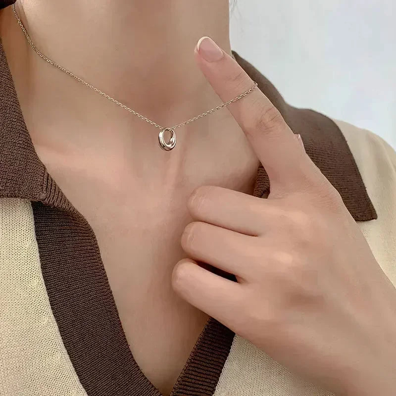 Fesyen Wanita Kristal Zirkon Loket Kalung untuk Wanita Gadis Kristal Rantai Kalung Perhiasan Pesta Punk Kalung rama-rama