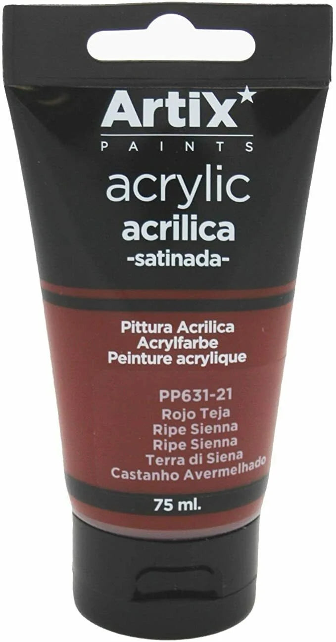 Pinturas Acrílicas untuk Manualidades y Uso Profesional, Colores, 75ML