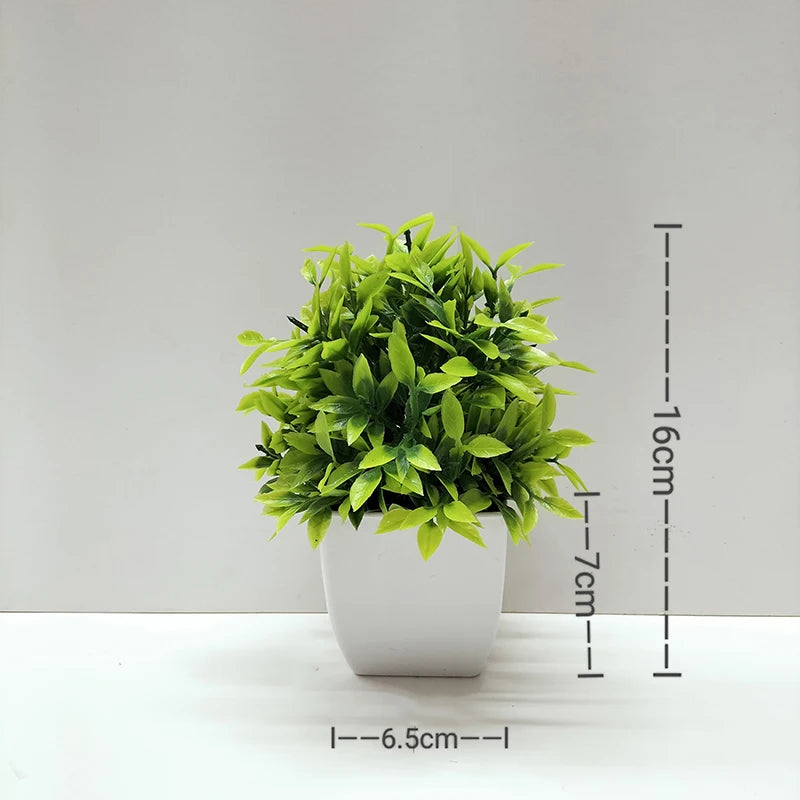 Artificial Potted Plant Bonsai Orange Pomegranate Fruit Tree With Pot Plastic Garden Fake Plant Decoration Home Decoration
