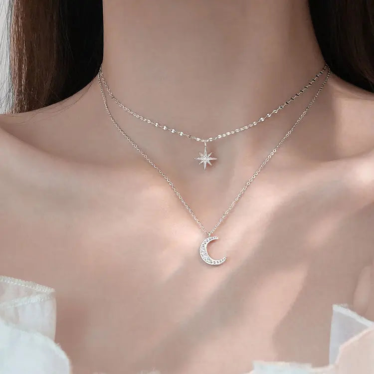 Fesyen Wanita Kristal Zirkon Loket Kalung untuk Wanita Gadis Kristal Rantai Kalung Perhiasan Pesta Punk Kalung rama-rama