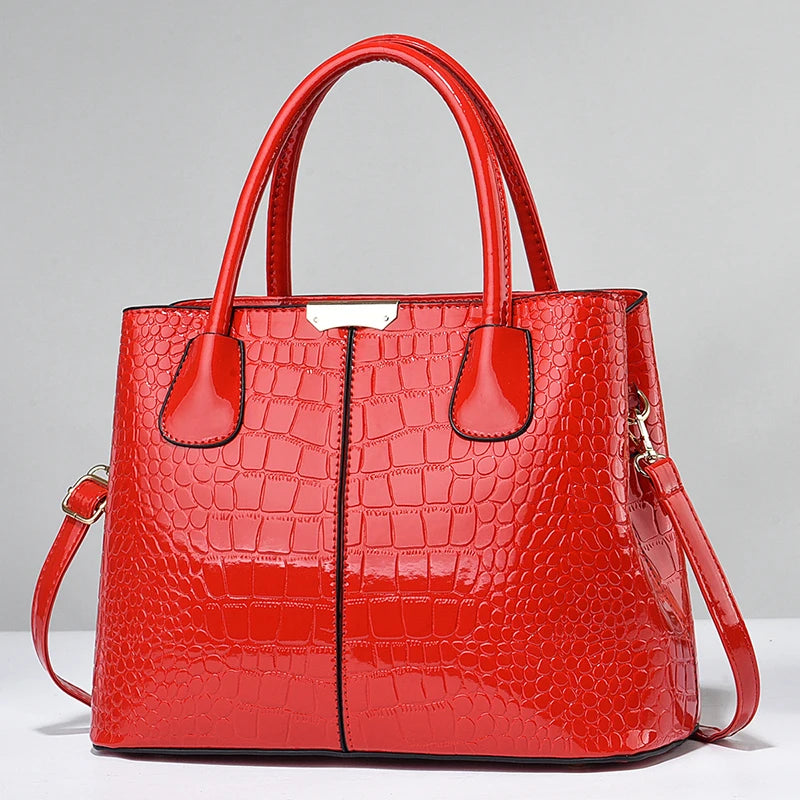 Beg Satchel Pemegang Atas Fesyen, Beg Selempang Bergaya, Beg Tangan & Beg Bahu Kasual Wanita