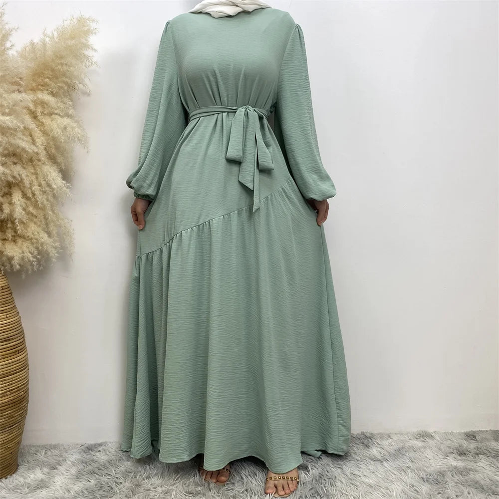 Ramadan Turkish abaya Eid al-Fitr Mubarak Abaya Muslim Fashion Dress Women's long sleeve abaya dress Islamic Vestido