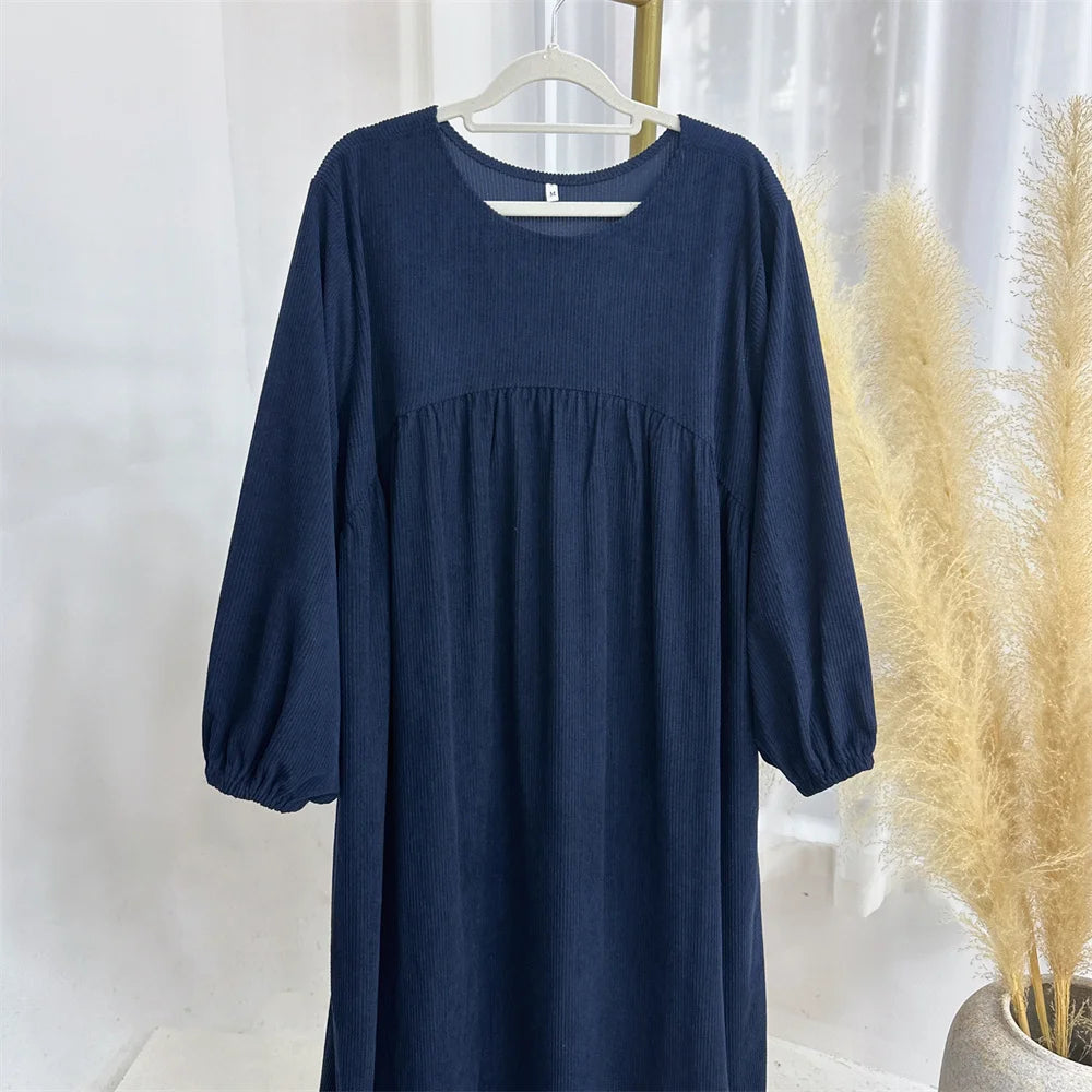 Abaya Doa Musim Dingin untuk Wanita Muslim Islam Abaya Ramadan Eid Gaun Afrika Dubai mewah Jubah Kaftan kaftan marocain femme