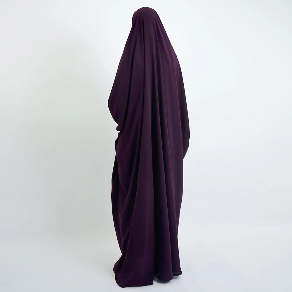 Pakaian Hijab Wanita Muslimah Bertudung Aidilfitri Pakaian Solat Penutup Penuh Gaun Ramadan Niqab Pakaian Islam