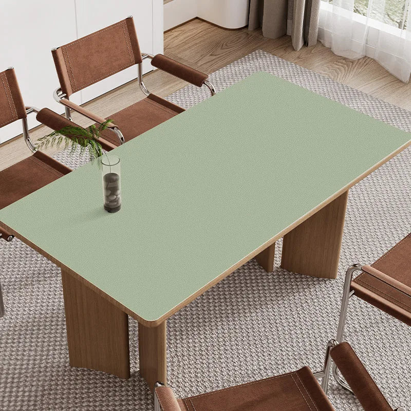 50X80CM Pelindung Alas Meja Kulit Tikar Meja Pejabat Tidak Licin PVC Meja Kulit Blotter Alas Tulis Meja Kalis Air untuk Rumah Pejabat