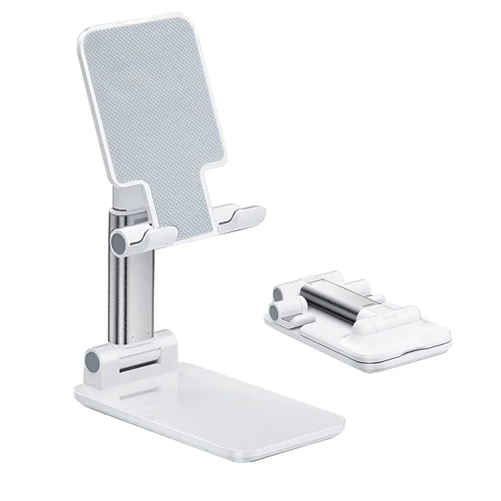 Foldable Phone Stand Adjustable Angle And Height With Silicone Pad Suitable For Desktop Fully Foldable Phone Stand Compatible